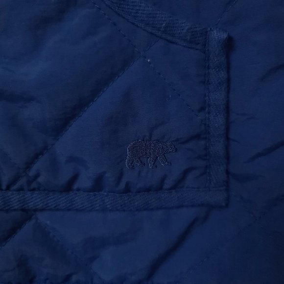 Vtg Polar King By Key Mens Large Reg Blue Full Zip Quilted Workwear Lined Jacket - Picture 4 of 16